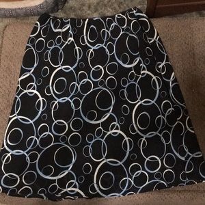 Blue and black Skirt